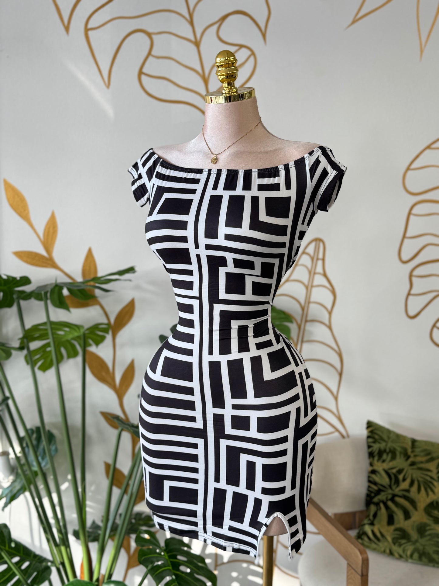 Maze Illusion Dress