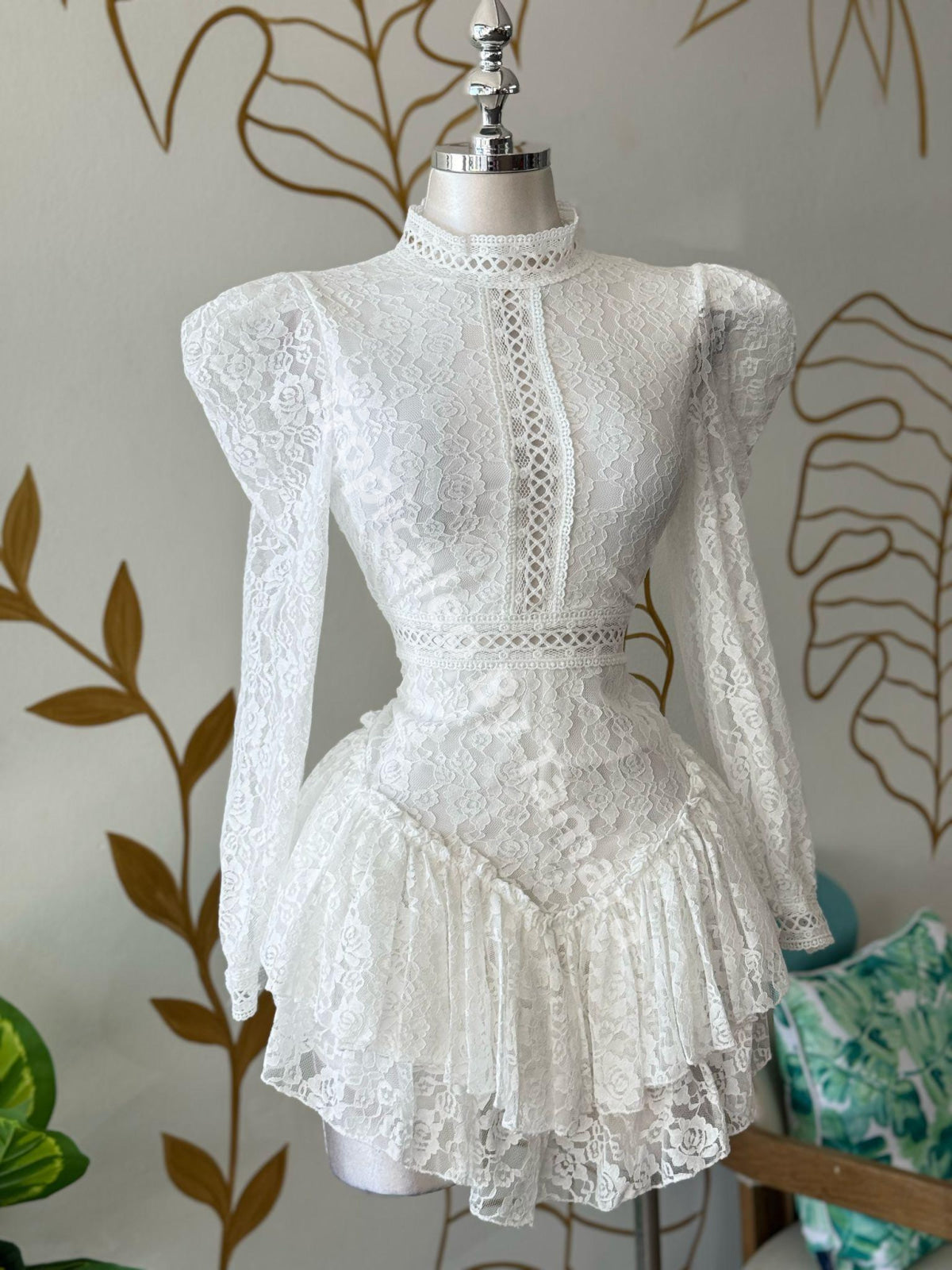 White Pure Elegance Romper