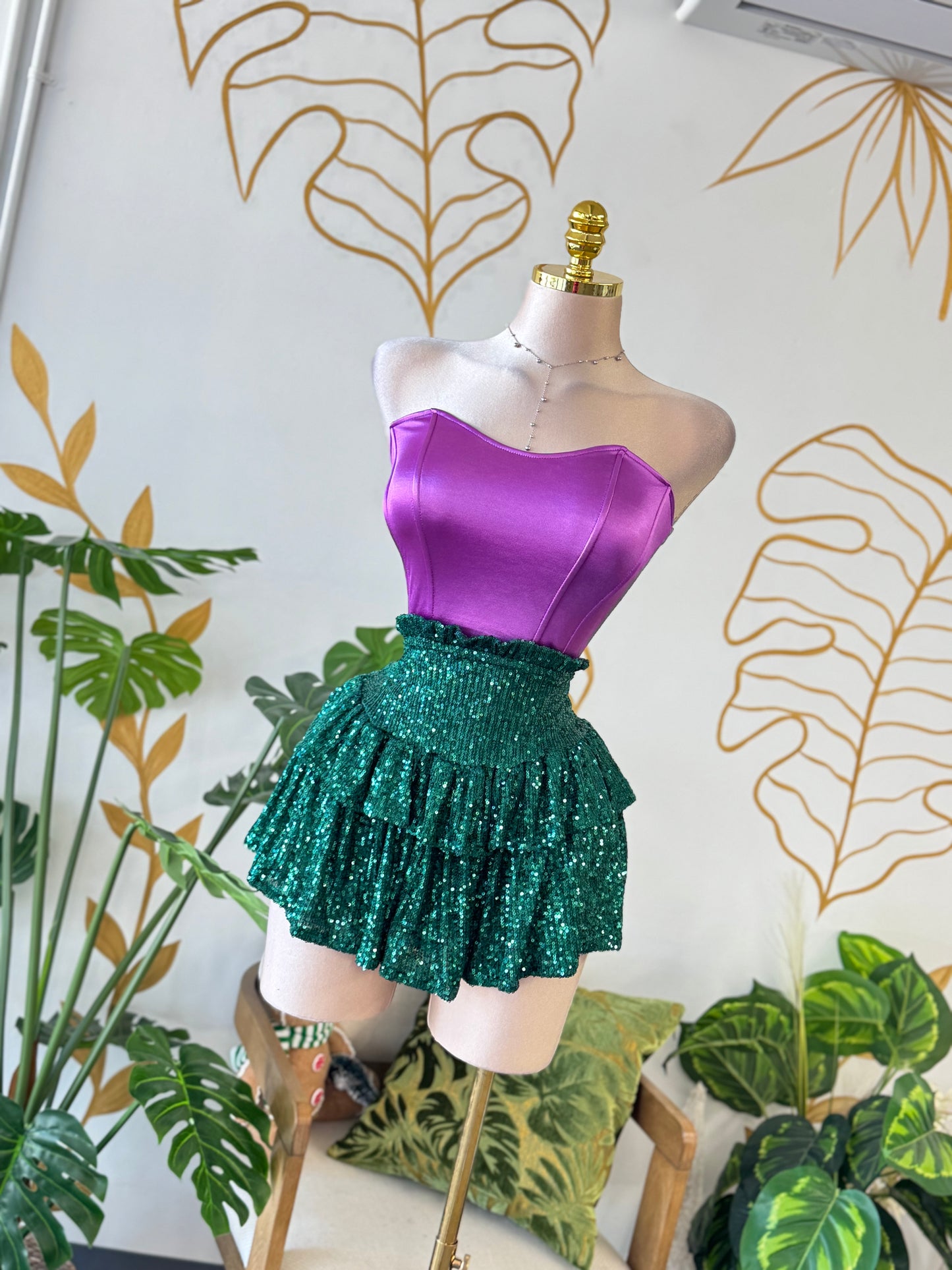 Purple Muse Corset Top