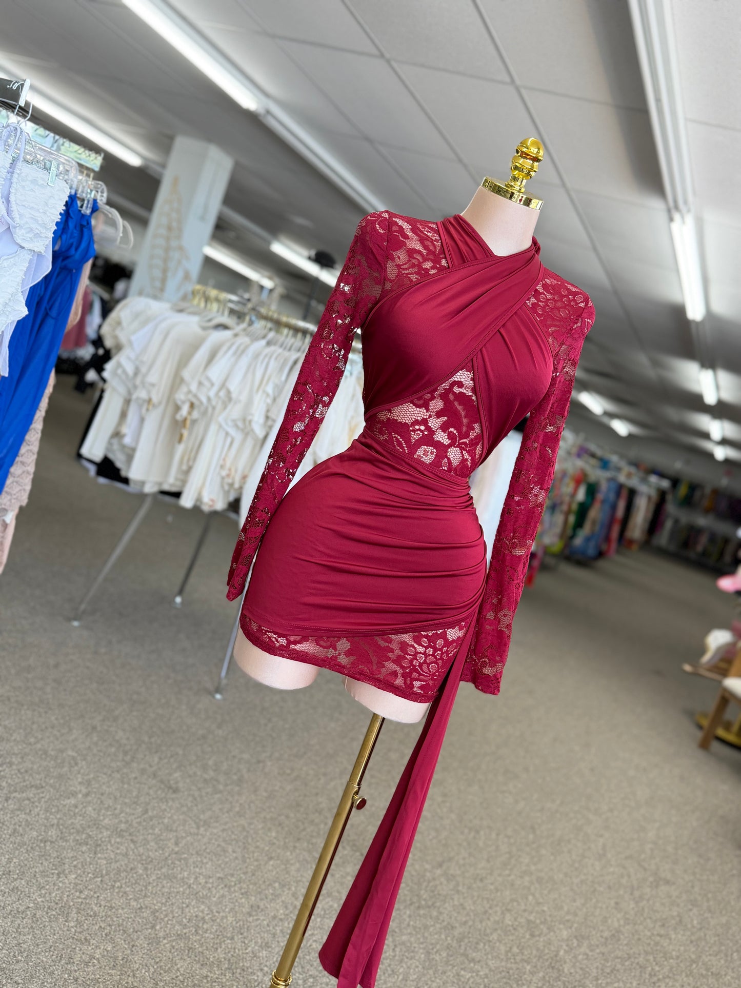 Wine Blossom Dress 🪭🍷