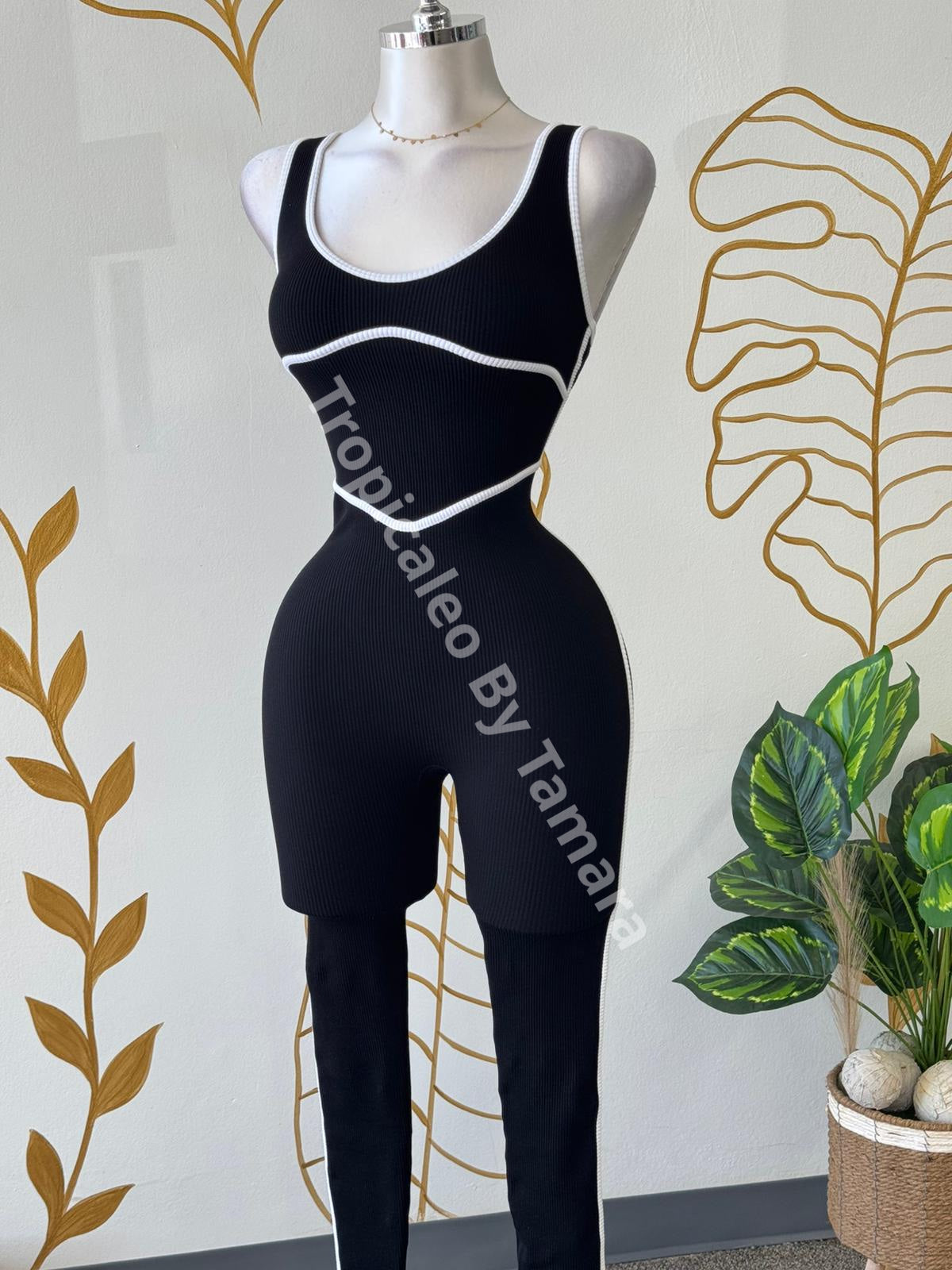 Curve Glam Tank Jumpsuit