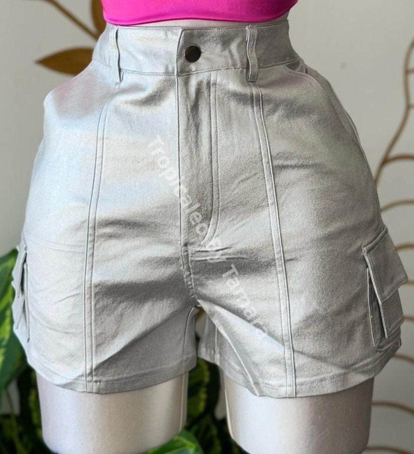 Silver Stone Cargo Shorts