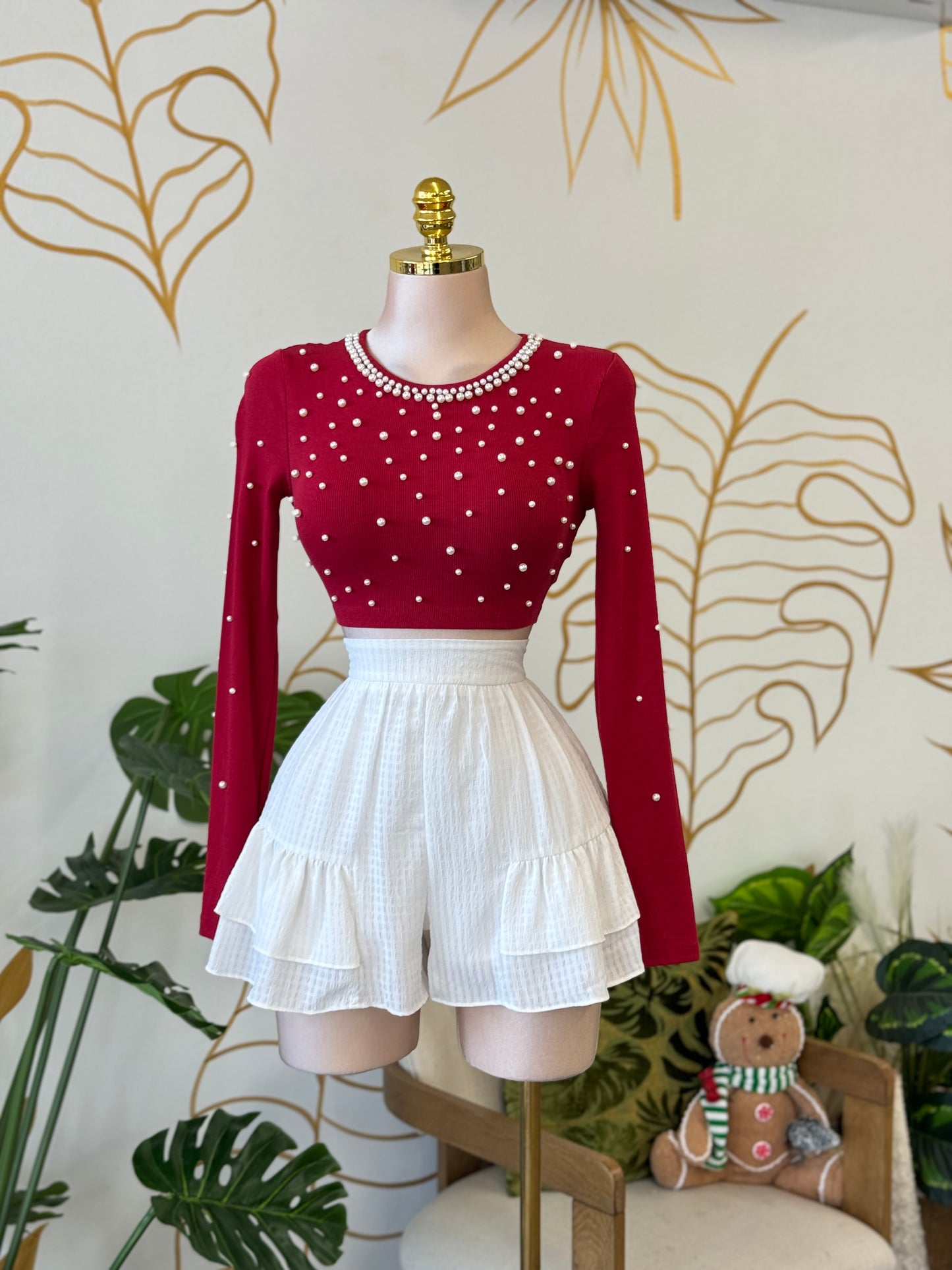 Ruffle Dream Shorts – White