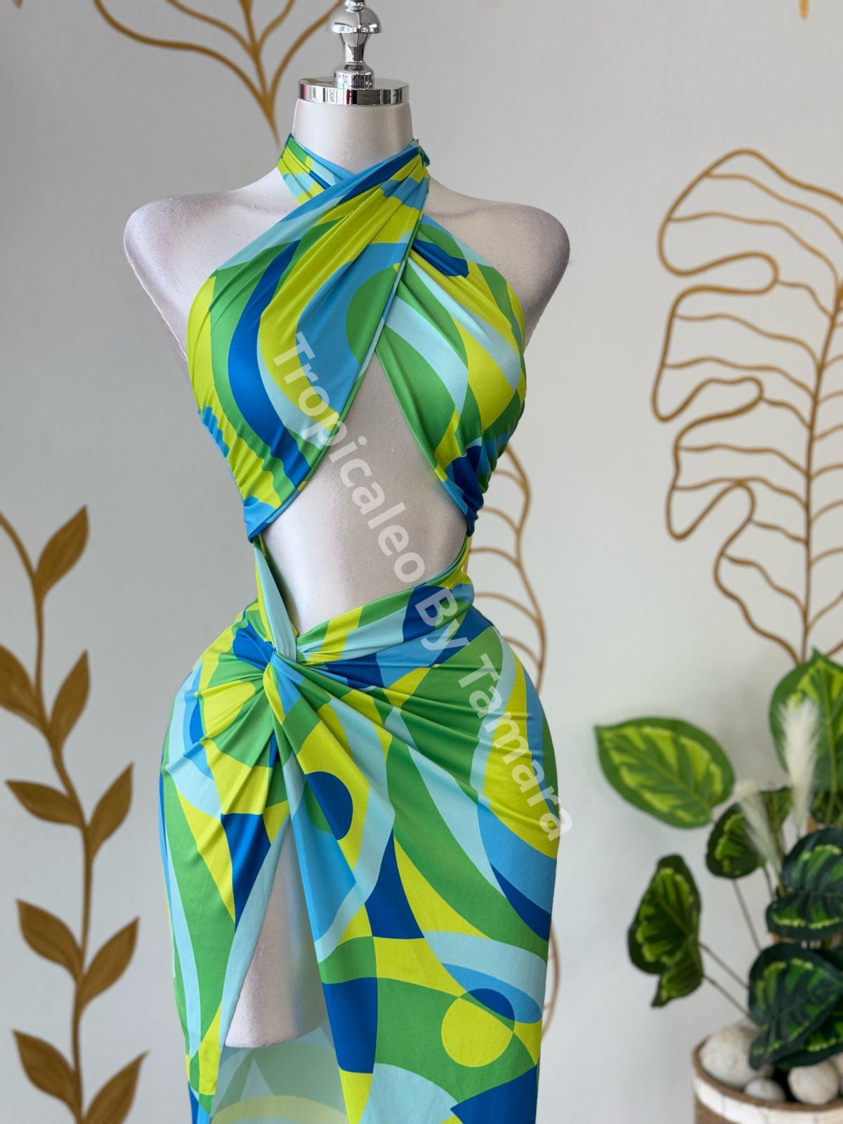 Halter Color Vibes Dress