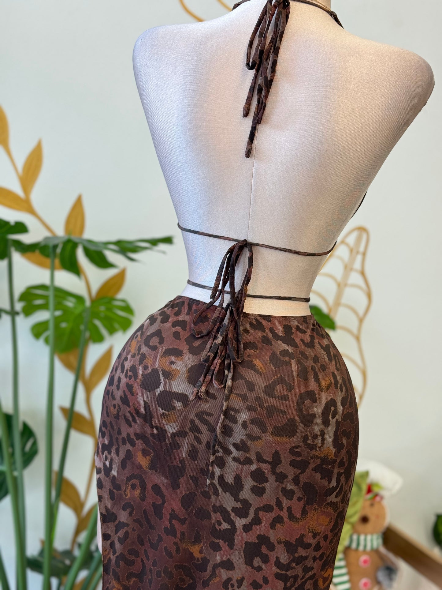 Wild Muse Halter Dress