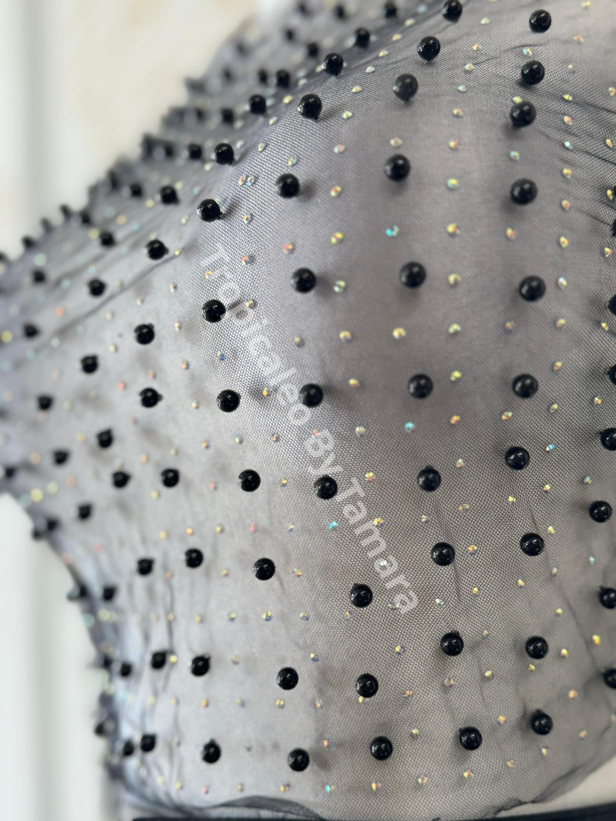 Pearl Dream Mesh Top (2 Colores Disponibles) One Size / Negro