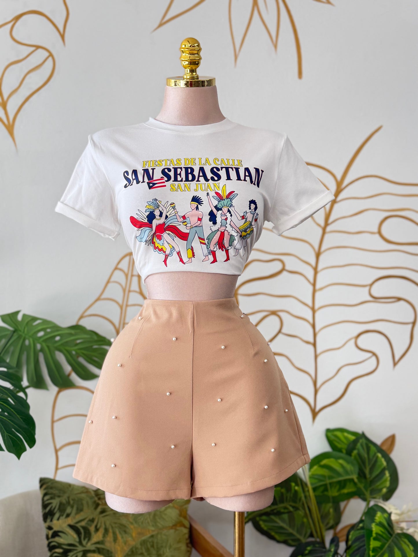 San Sebastian Fest Crop Tee