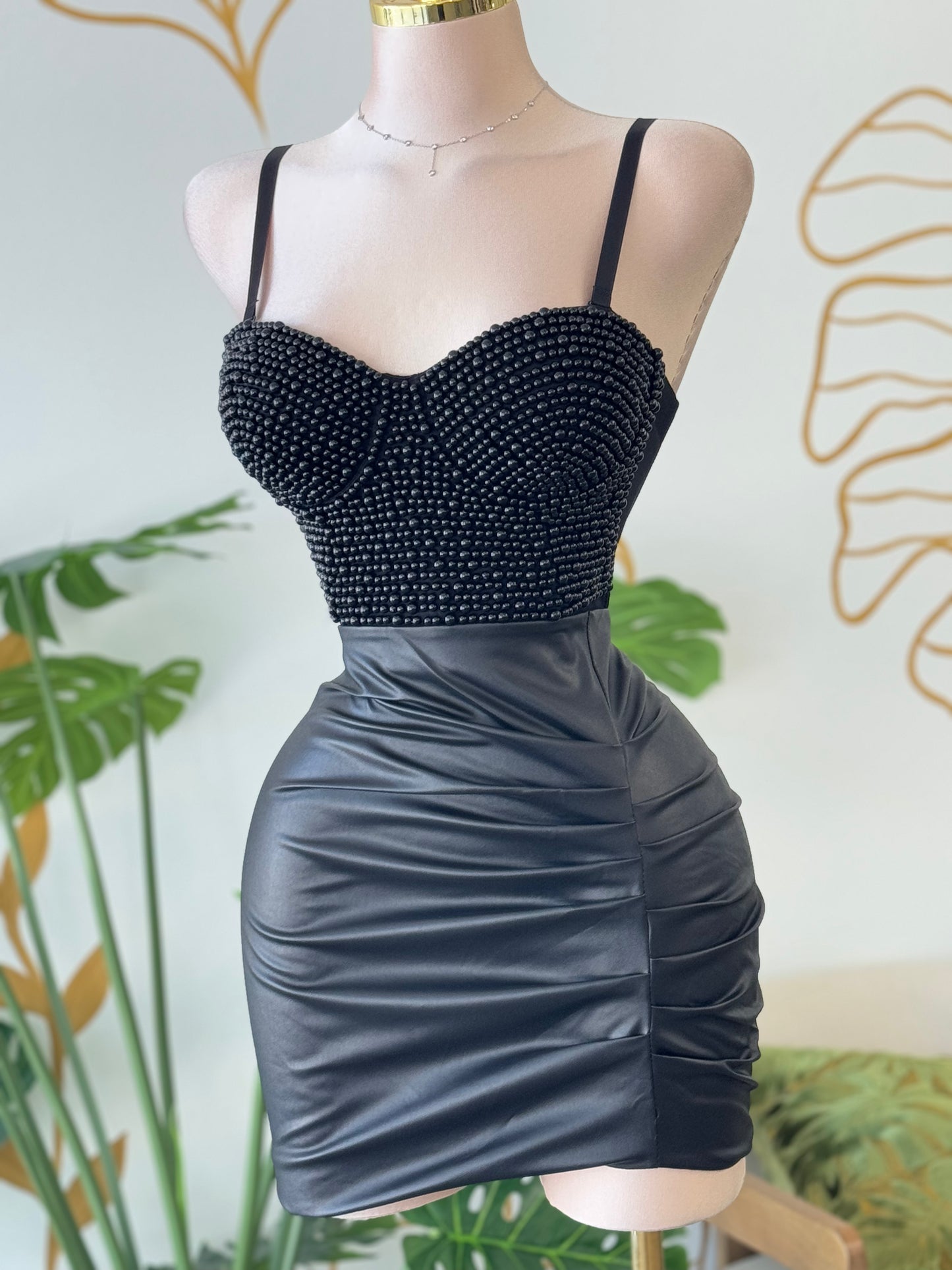 Midnight Leather Skirt