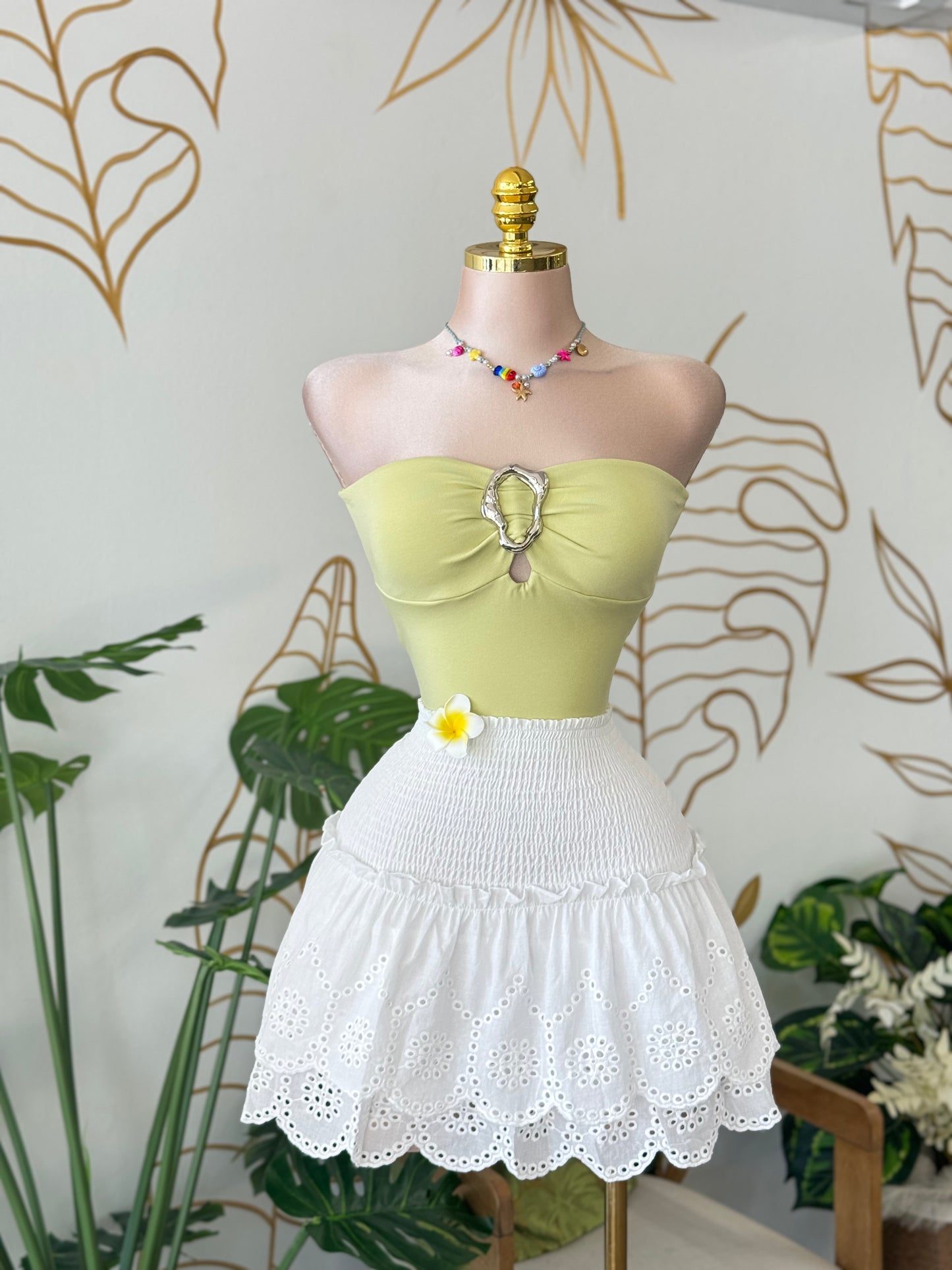 White Breeze Mini Skort