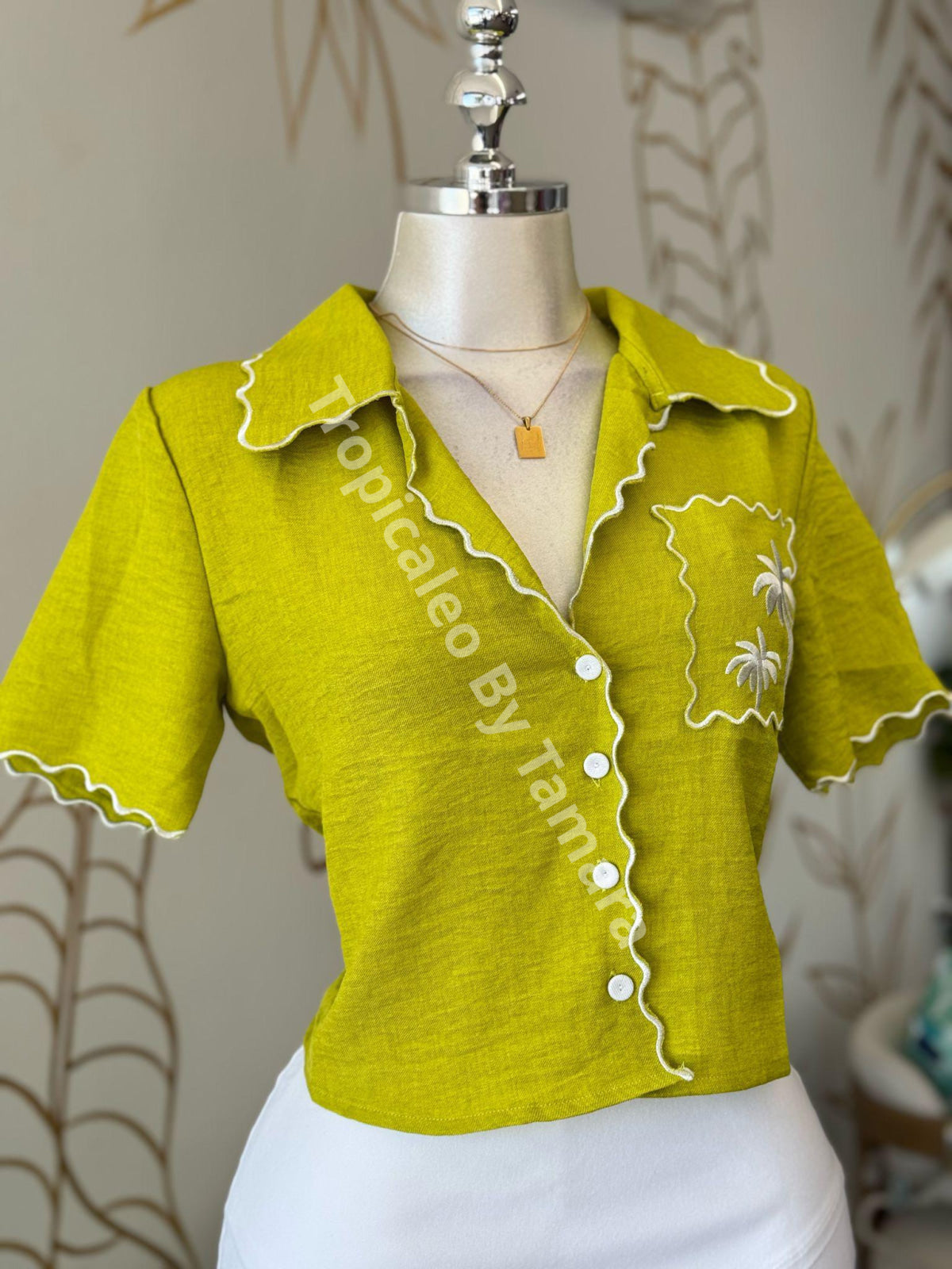 Lime Paradise Blouse