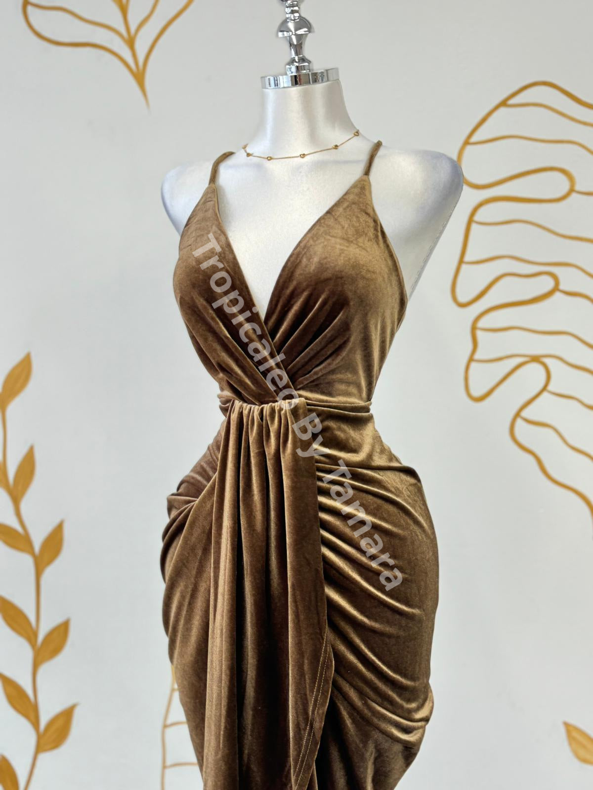 Chocolate Pana Dress