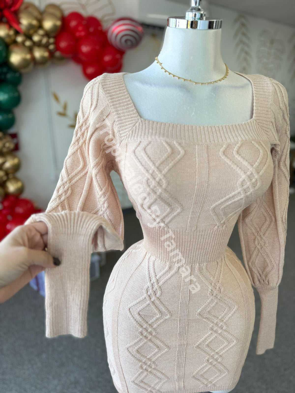 Diamond Bliss Sweater Dress