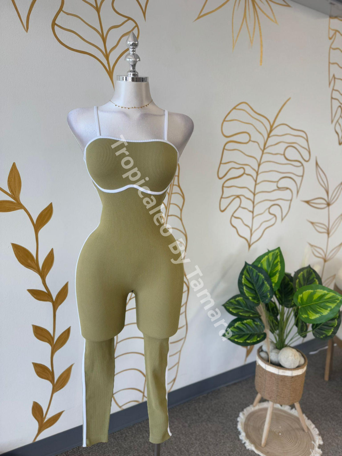 Elastic Tube Jumpsuit