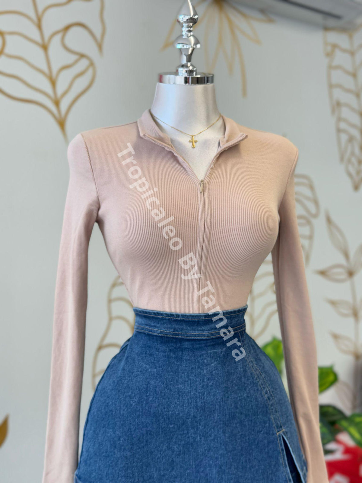 Zipped Romance Bodysuit