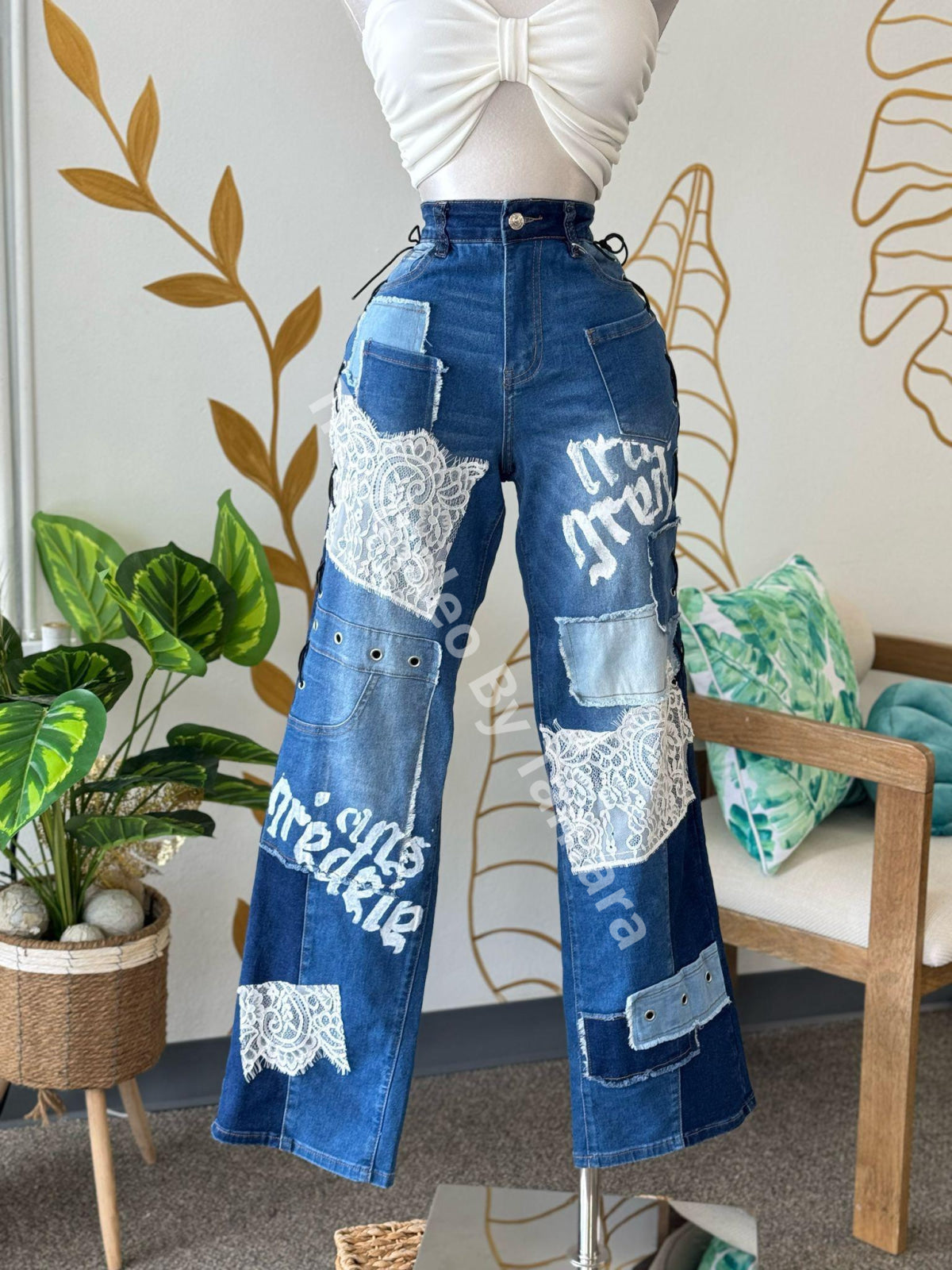 PatchLace Denim