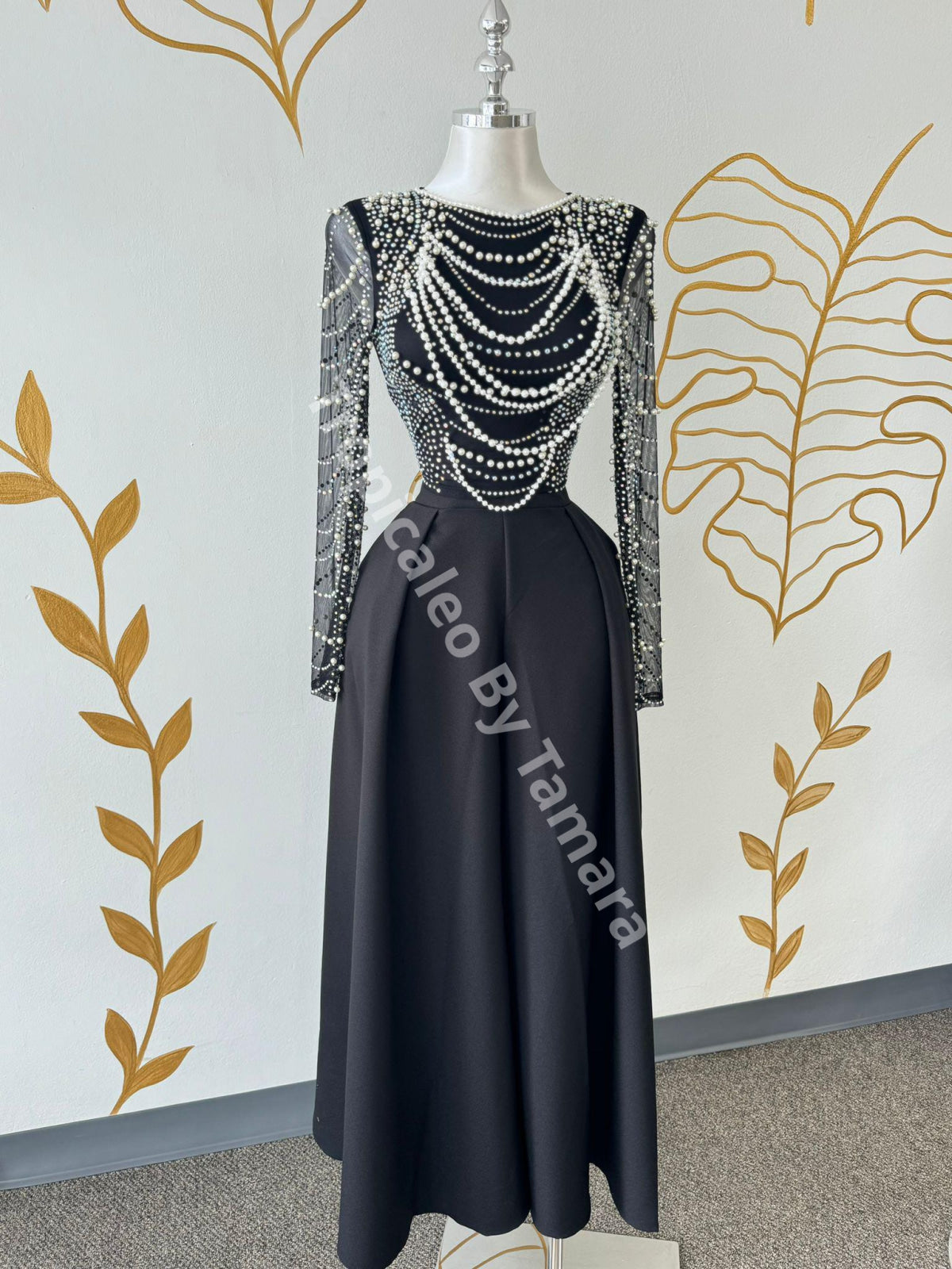 Pearl Mesh Formal Top