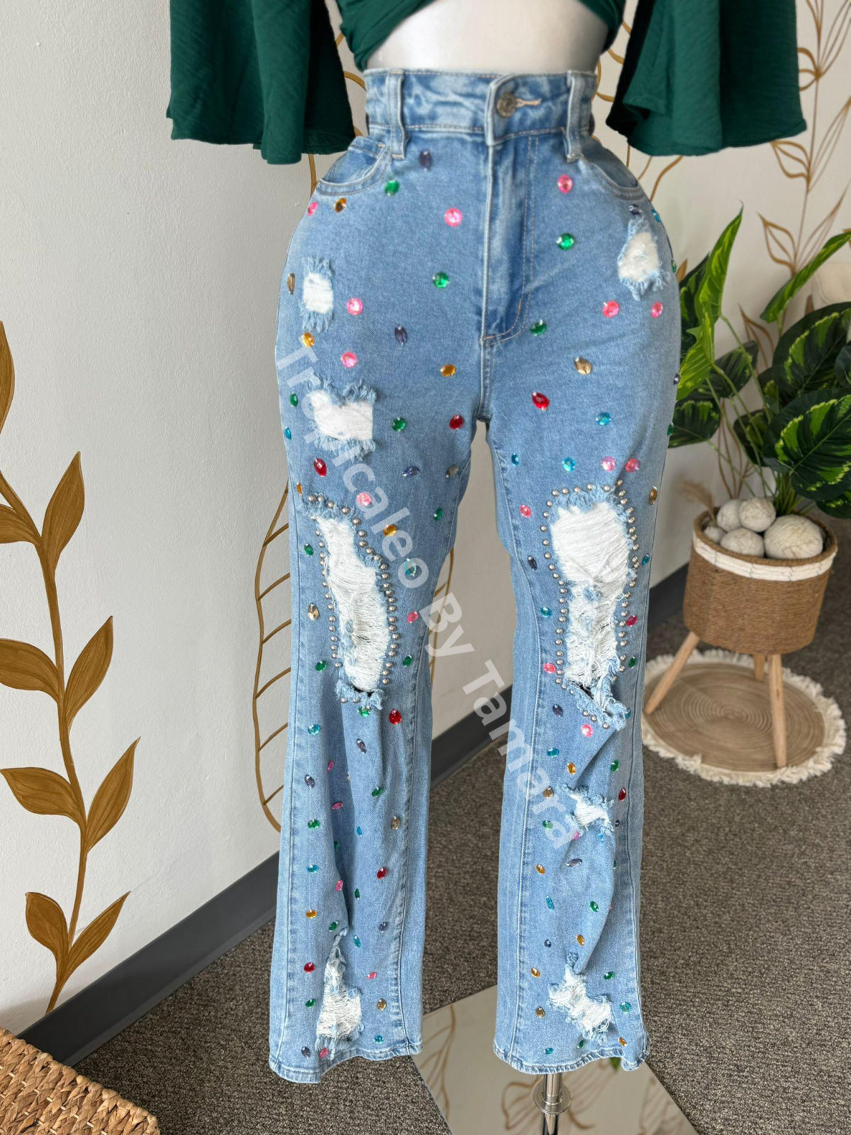 Jewel Flare Jeans 11