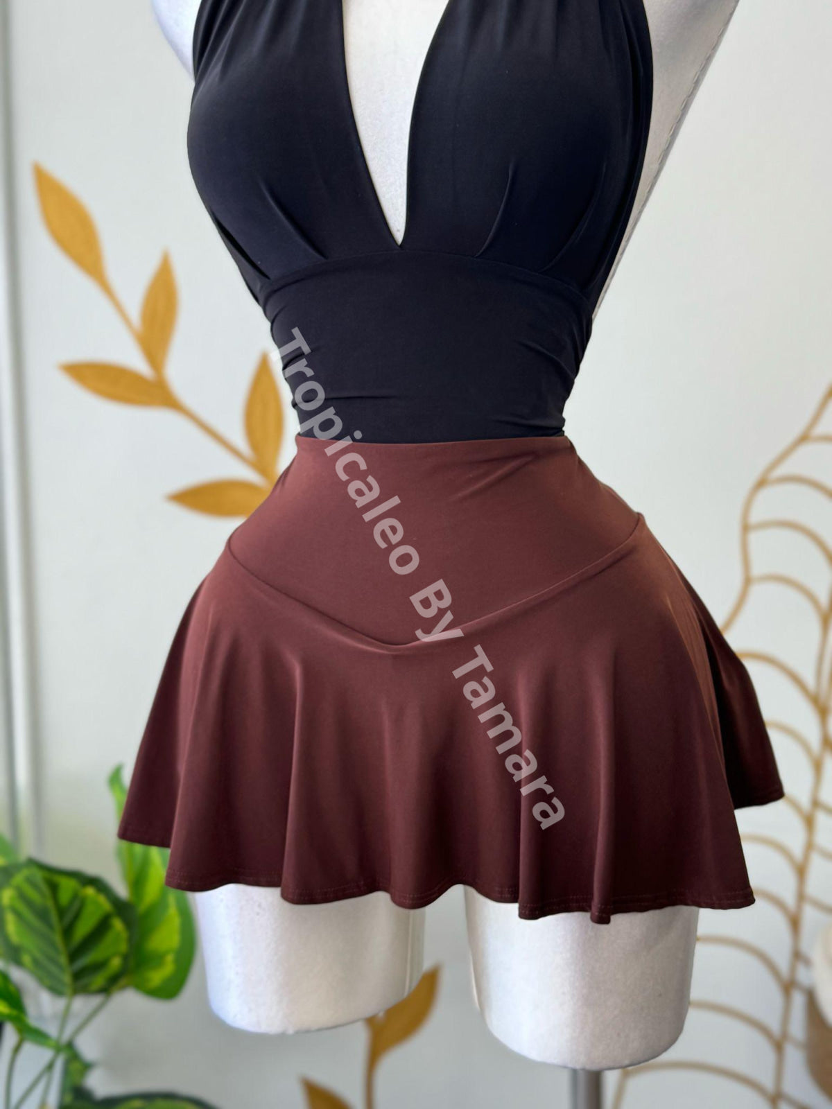 Cacao Flare Skort