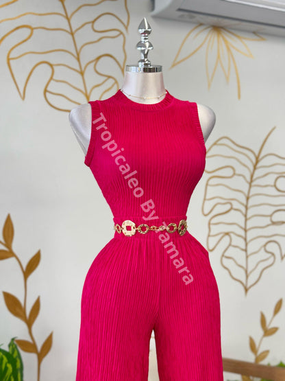 Pink Glow Top & Pant Set