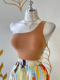 Sandy Dream One Shoulder Crop Top