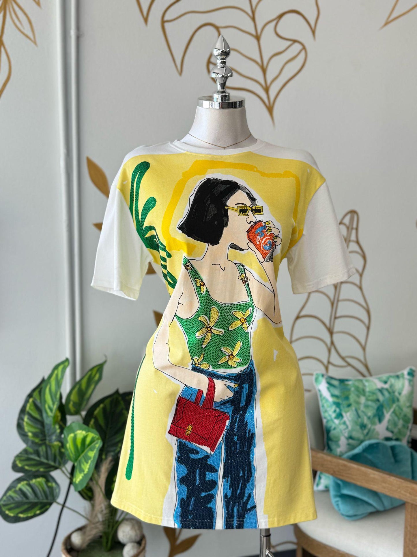 Urban Fashion Tee Dress