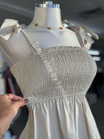 SummerGlow Ivory Dress