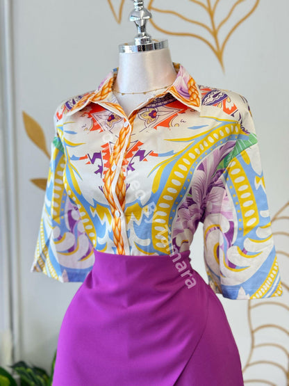 Tropical Bloom Blouse