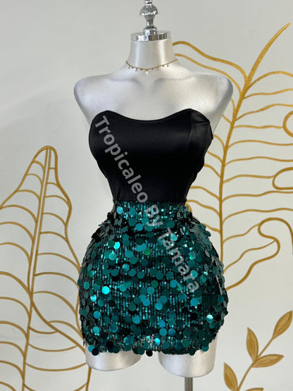 Shimmering Sequin Skirt (Falda)