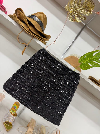 Black Diamonds Mini Skort 🖤🪩✨