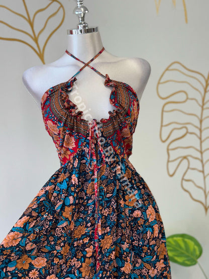 Floral Tropical Maxi Dress