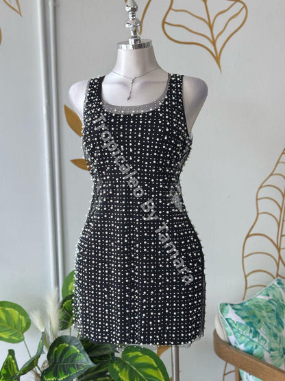 Pearldust Mesh Dress Cover-up