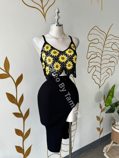 Sunny Crochet Top