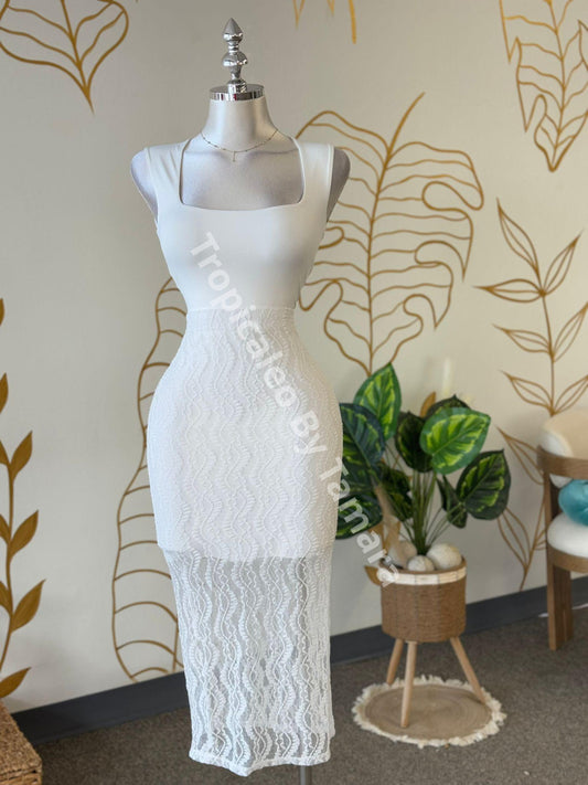 Wavy Dreams Mesh Skirt (falda)