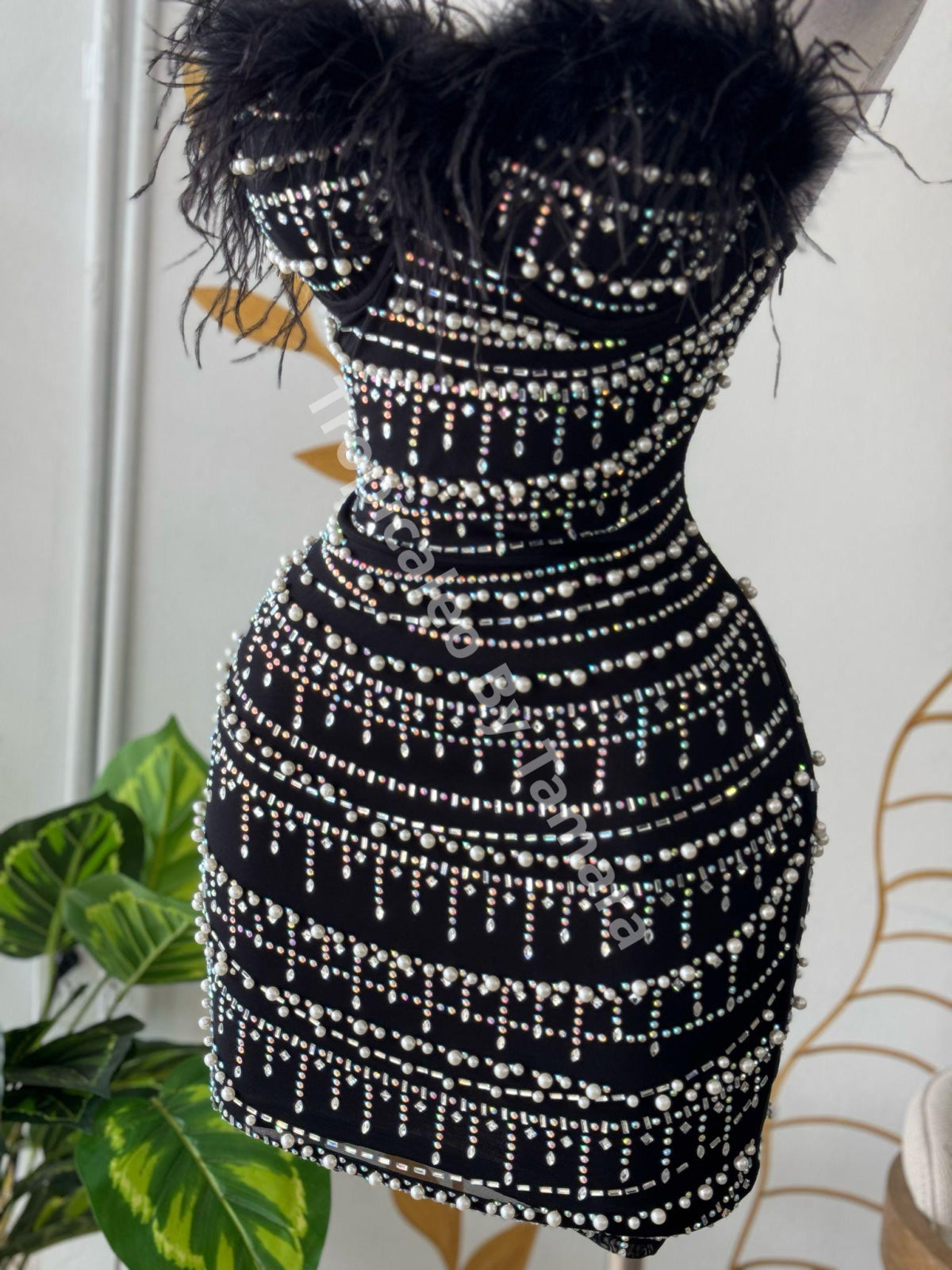 Feather Crystal Dream Dress