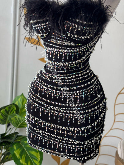 Feather Crystal Dream Dress