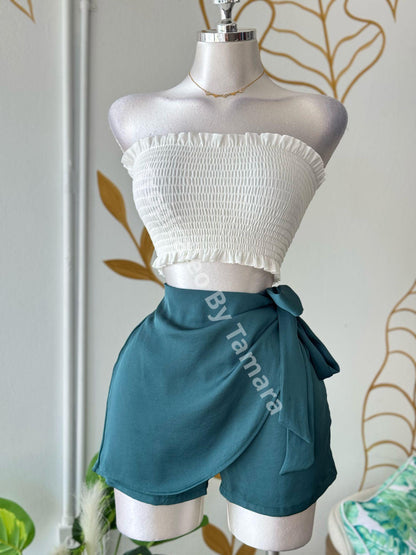 Coastal Wrap Skort