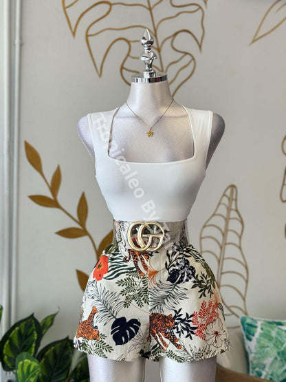 Twisted One-Sleeve Top