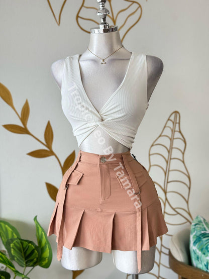Twist Elegance Crop Top