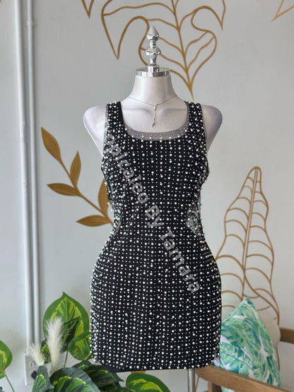 Pearldust Mesh Dress Cover-up