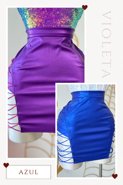 Mermaid Laced Dreams Mini Skirt