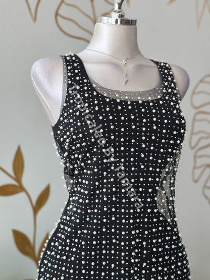 Pearldust Mesh Dress Cover-up