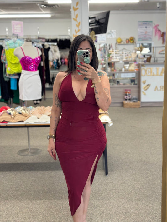 Sultry Curve Maxi Dress