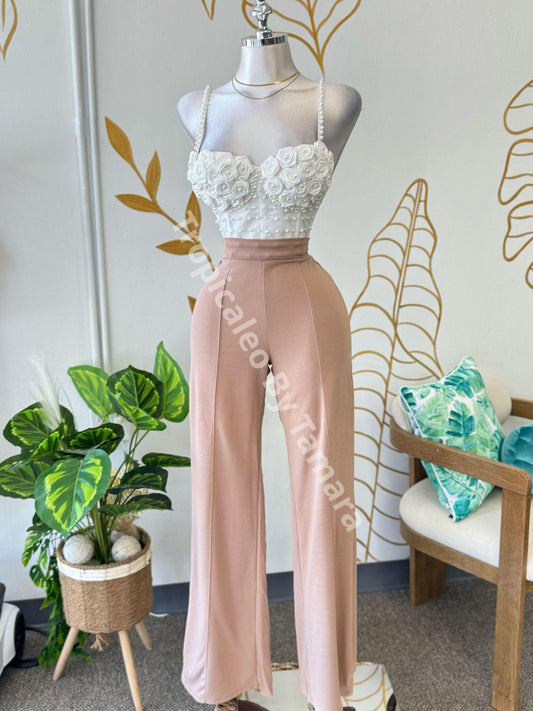 Blush Cream Smooth Pant