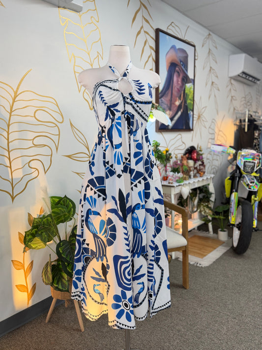 Mediterránean Breeze Dress 💙🐟🐳