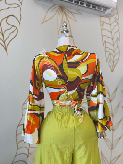Sunset Twist Top