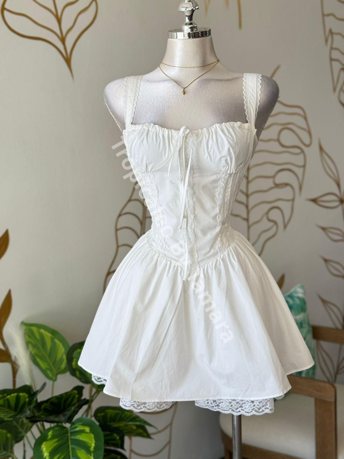 LaceBelle Mini Dress