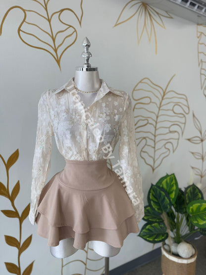 Lace Floral Blouse