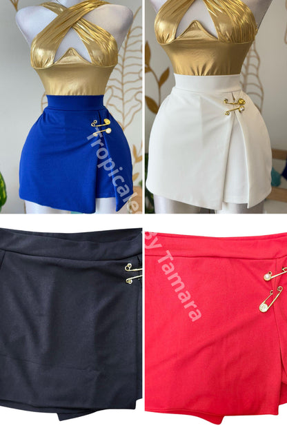 GlamPinned Skort