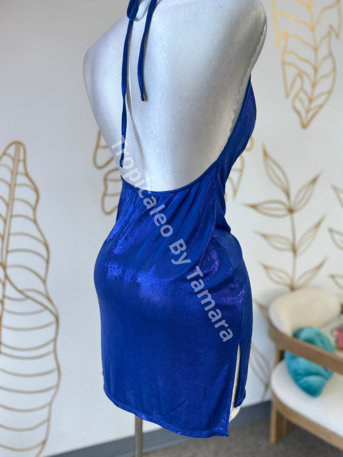 Halter Dress Back Low