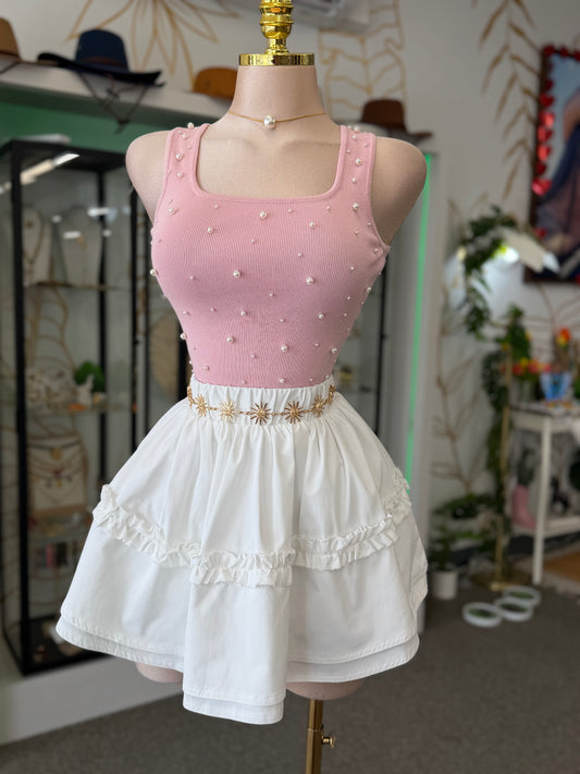 Pearl Bloom Skort 🤍✨
